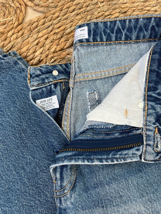 Pantalón vaquero Bershka azul