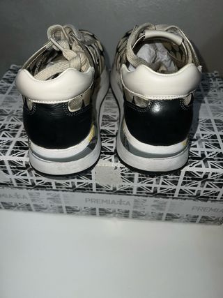 Premiata Donna Sneakers Nero Oro