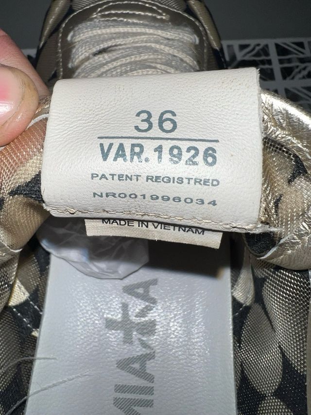 Premiata Donna Sneakers Nero Oro