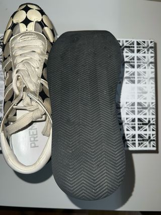 Premiata Donna Sneakers Nero Oro