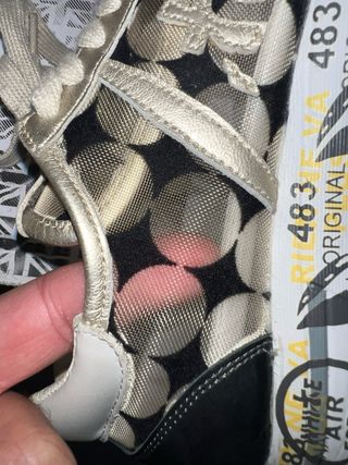 Premiata Donna Sneakers Nero Oro