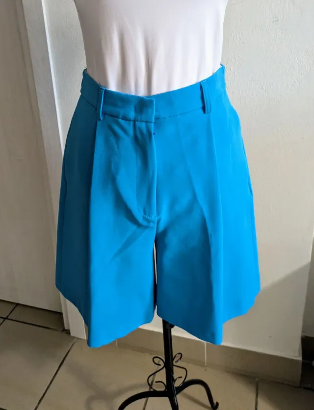 Pantaloncini Bermuda Kontatto Blu Elettrico,donna