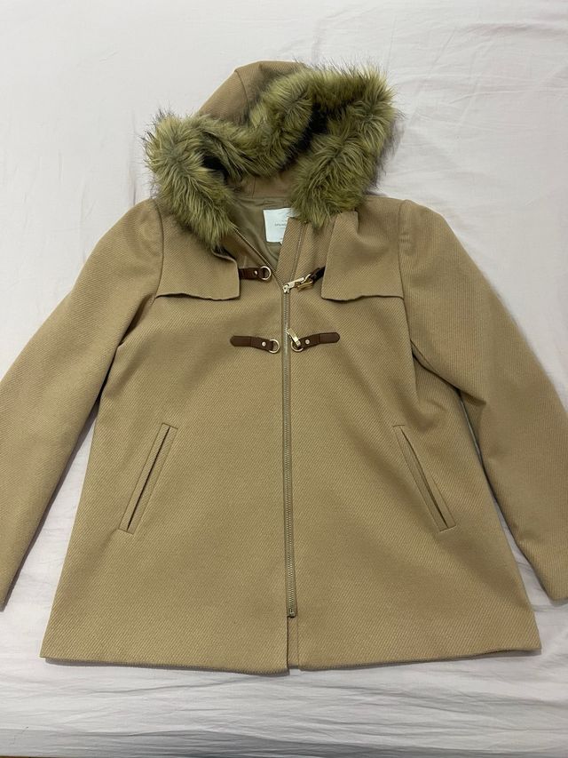 Abrigo paño Springfield con capucha