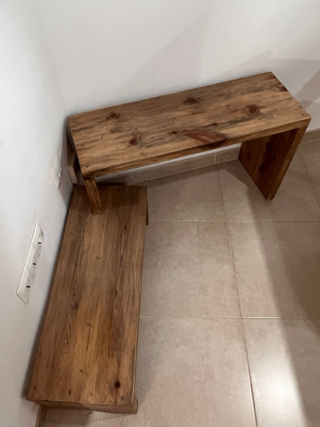Mueble madera recuperada HANNUN con 2 módulos