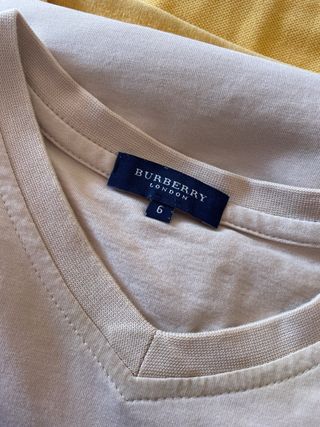 Camiseta Burberry manga corta talla 6 (L~XL)
