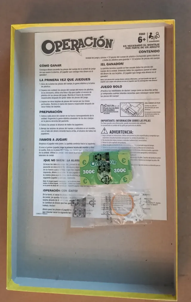 Operación Hasbro Juego de Mesa