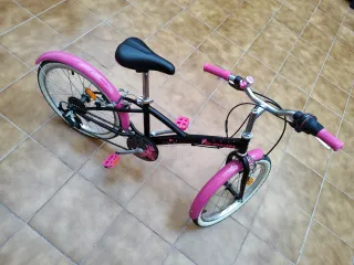 Bicicleta Infantil Btwin Original 500 Rosa