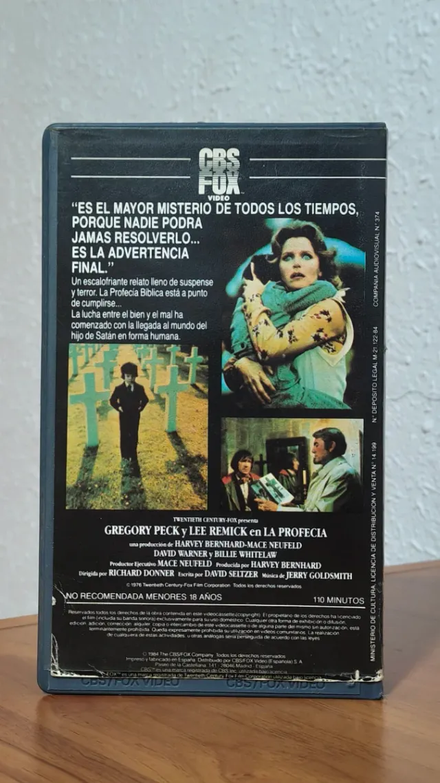 La Profecía (The Omen) 1ªEdicion para Videoclub