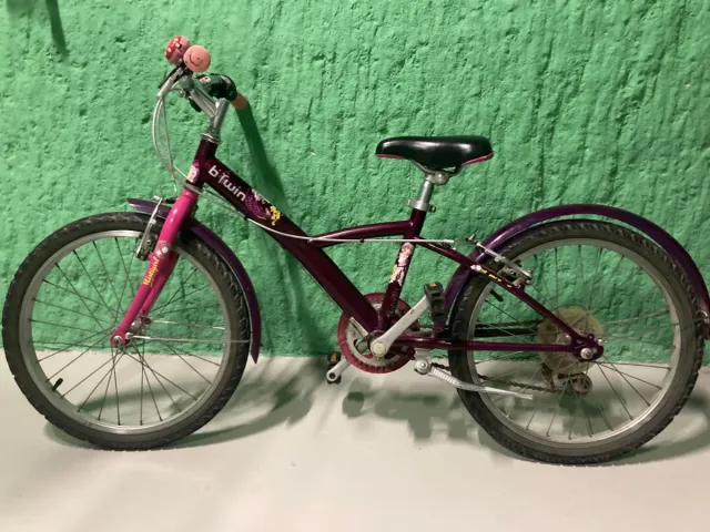 Bicicleta infantil Btwin morada