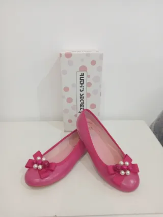 Manoletinas Fucsia Talla 33