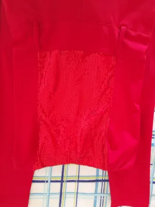 Mono de fiesta lentejuelas rojo