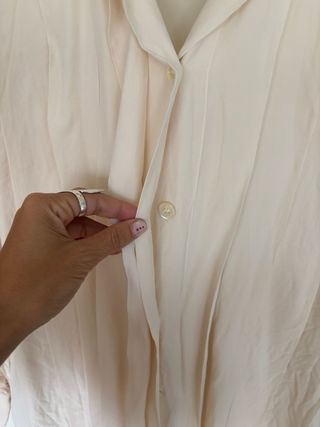 Camisa Yves Saint Laurent Talla 42 Beige
