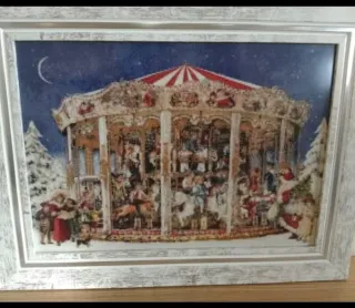 Cuadro Punto de Cruz Belén Navideño....55.x.45.ctm