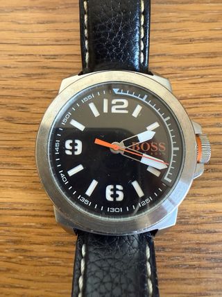 Reloj Hugo Boss Negro y Naranja