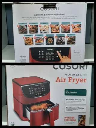 Freidora Aire Cosori 5.5L Roja