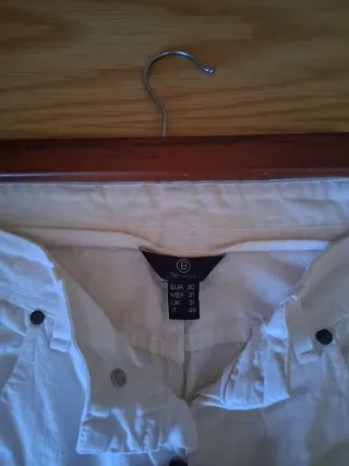 Calças Brancas Bershka