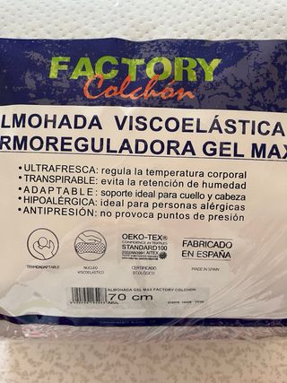 2 Almohadas Gel Max 70cm