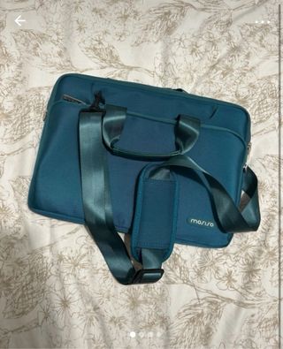 Funda portátil acolchada mosiso azul/verde