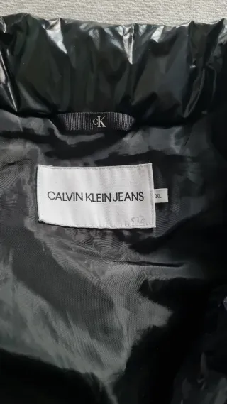 Piumino Calvin Klein nero lucido Donna