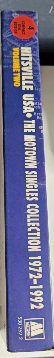 Hitsville USA 4 CD Box Set Motown 1972/1992