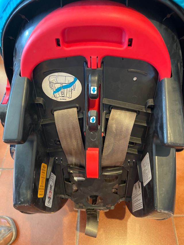 Carrito de bebé Graco azul Mirage+Travel system