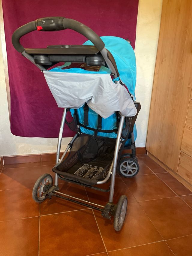 Carrito de bebé Graco azul Mirage+Travel system