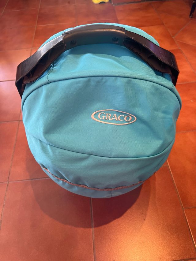 Carrito de bebé Graco azul Mirage+Travel system