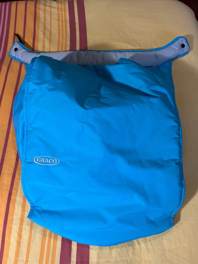 Carrito de bebé Graco azul Mirage+Travel system