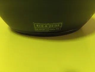 Casco de moto integral negro