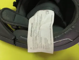 Casco de moto integral negro