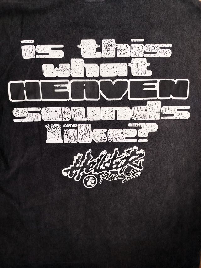 Camiseta Hellstar Oversize Washed Black