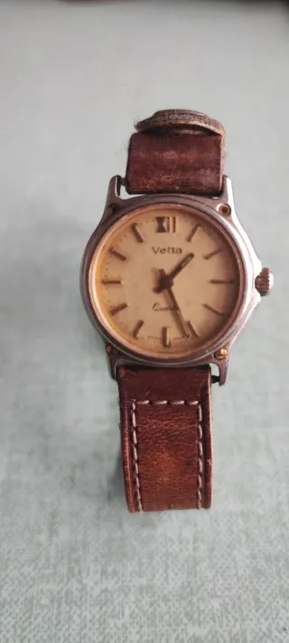 Orologio Vetta Quarzo Donna Pelle Marrone