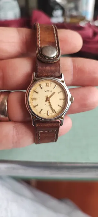 Orologio Vetta Quarzo Donna Pelle Marrone