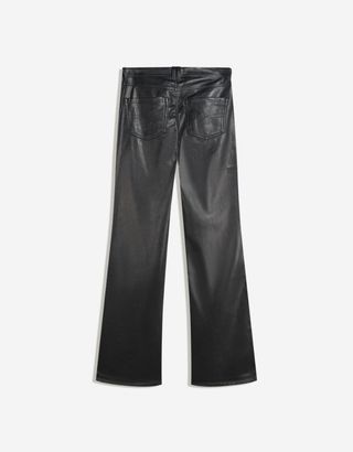 Pantalones negros efecto piel - 38 - Sin estrenar