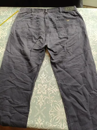 Pantalón vintage Armani Jeans Talla 38 Azul oscuro
