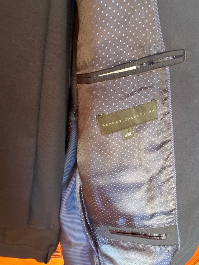 Traje azul marino hombre