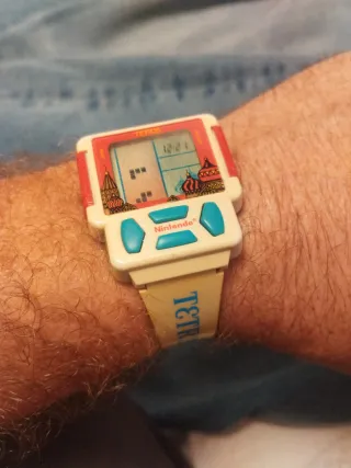 Reloj Tetris Nintendo Blanco