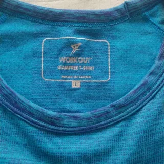 Camiseta entrenamiento hombre Primark azul Talla L