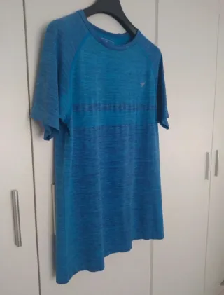 Camiseta entrenamiento hombre Primark azul Talla L