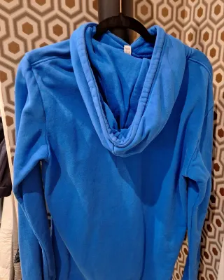 Sudadera Adidas Azul con Logo Trefoil