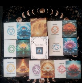 Pack Tarot Oráculo Chakras y Cartas