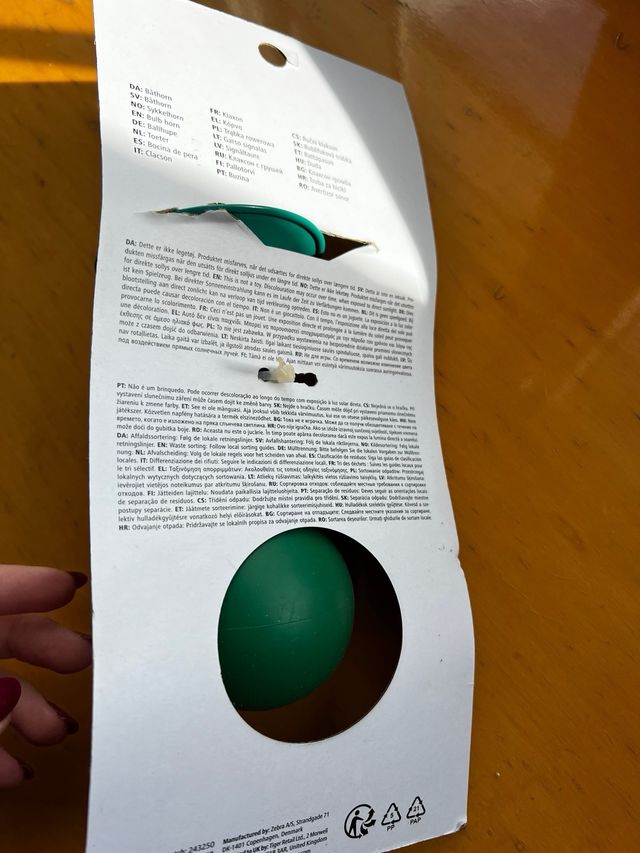 Bocina pera verde Tiger