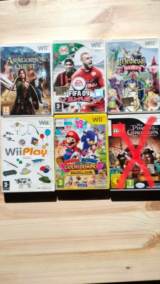 Giochi Nintendo Wii: Aragorn, FIFA 09, Medieval Ga