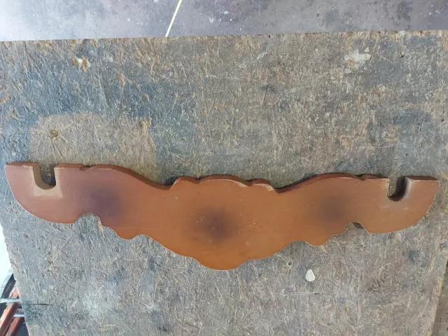 Cimasa legno intagliato