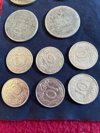 12 Monedas Pesetas antiguas