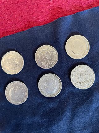 12 Monedas Pesetas antiguas