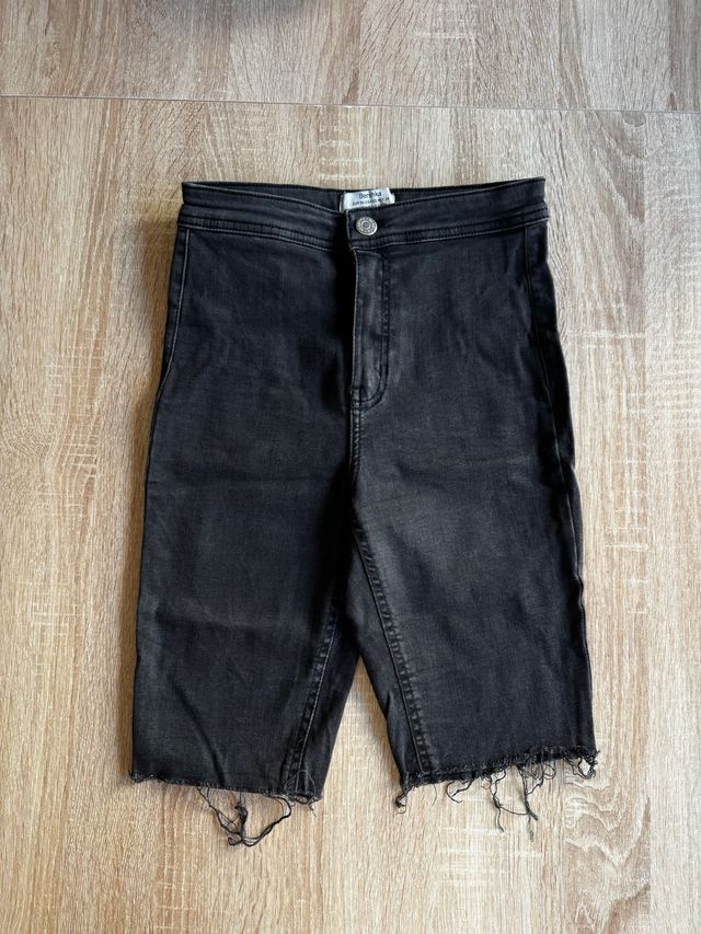 Pantalones ciclista Bershka negros T.34