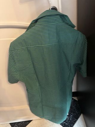 Camicia Fred Perry quadri verde taglia M