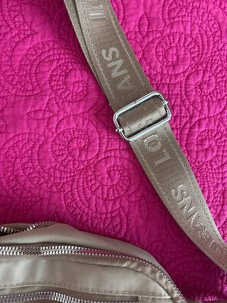 Bolso Lois Jeans Beige y Dorado