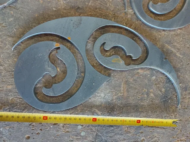 Accessori in ferro battuto decorativi